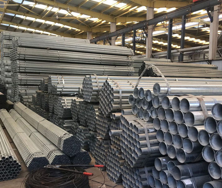 东莞q235b热镀锌带钢管